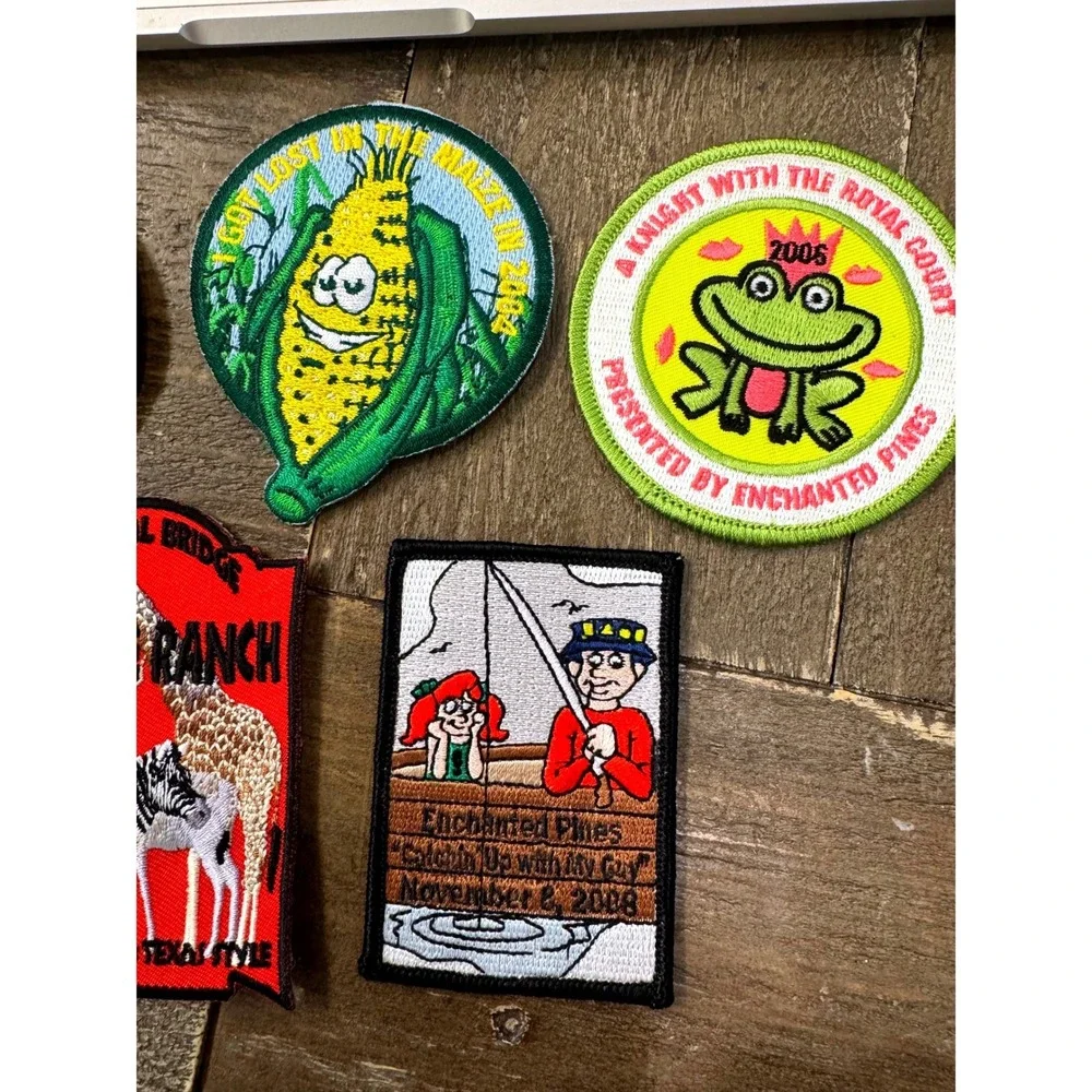 Vintage Girl Scout Camp Adventure Fun Patch Lot Enchanted Pines Wildlife 5